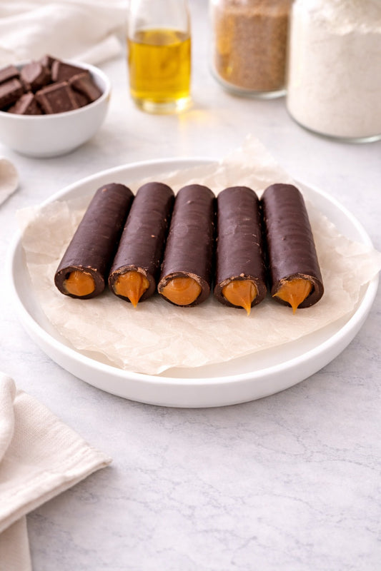 Barquillos rellenos de dulce de leche - 6 Unidades