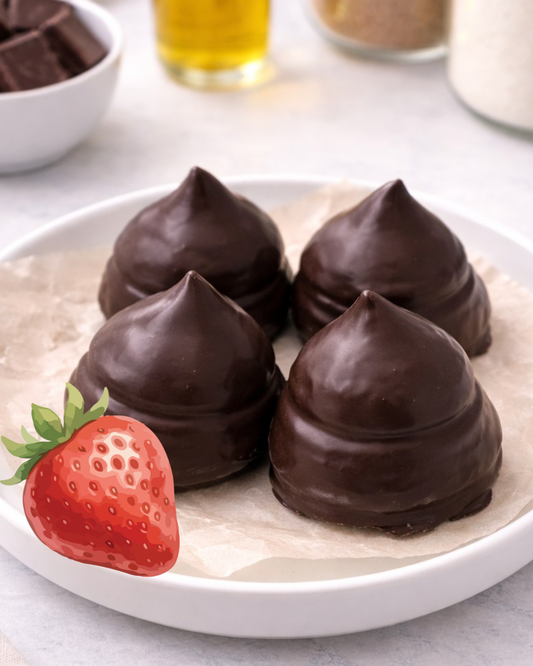 Merenguitos Bañados Sabor Frutilla - 4 Unidades