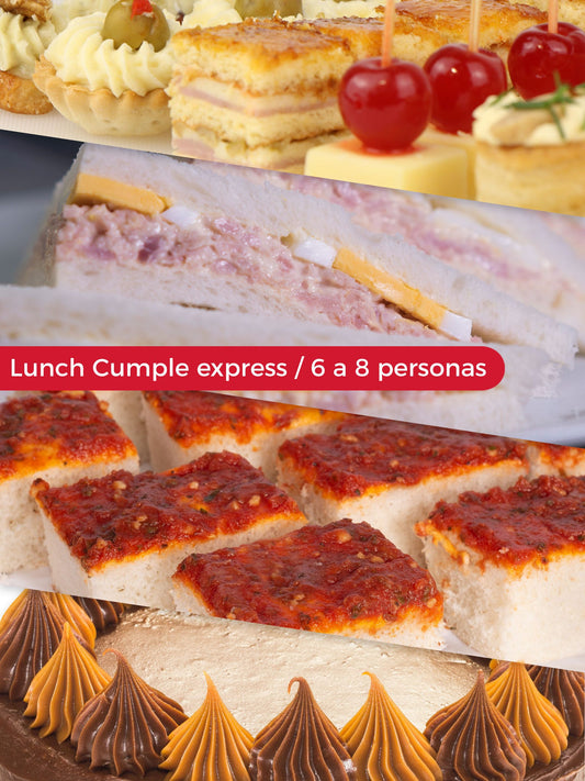 Lunch Cumple Express - 6 a 8 Personas