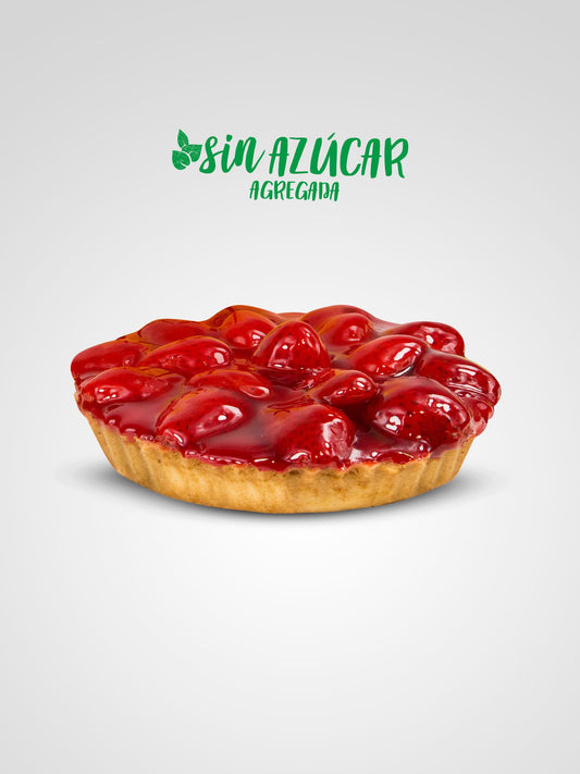 Tarta Individual De Frutilla Sin Azúcar