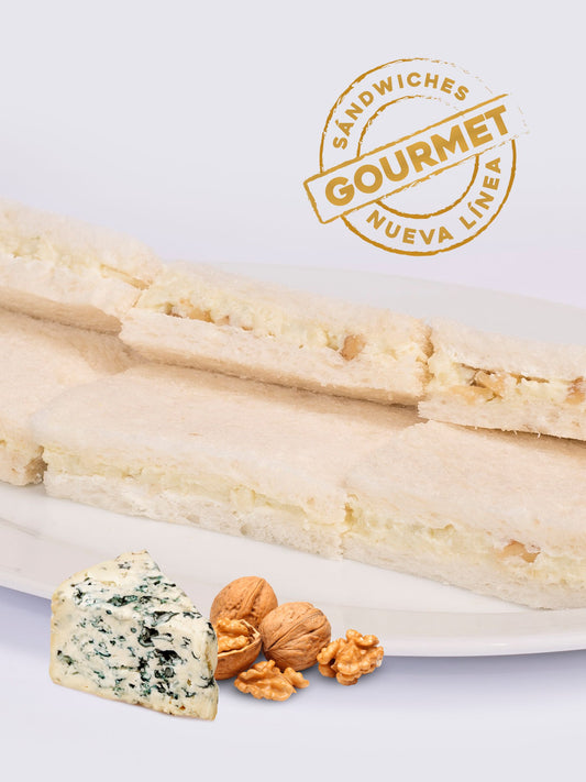 Sándwiches Gourmet Roquefort, Apio Y Nuez Copetín - 6 Unidades