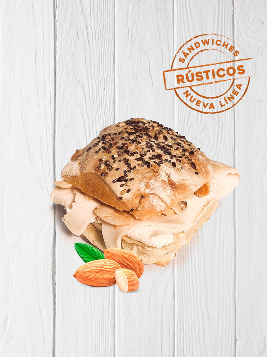 Sándwiches Rústicos De Pollo Y Almendras - 6 Unidades