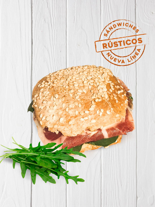 Sándwiches Rústicos De Bondiola Y Rúcula - 6 Unidades