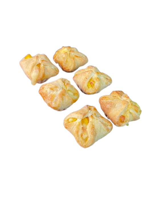 Tarteletas Calientes De Cebolla Y Panceta - 6 Unidades