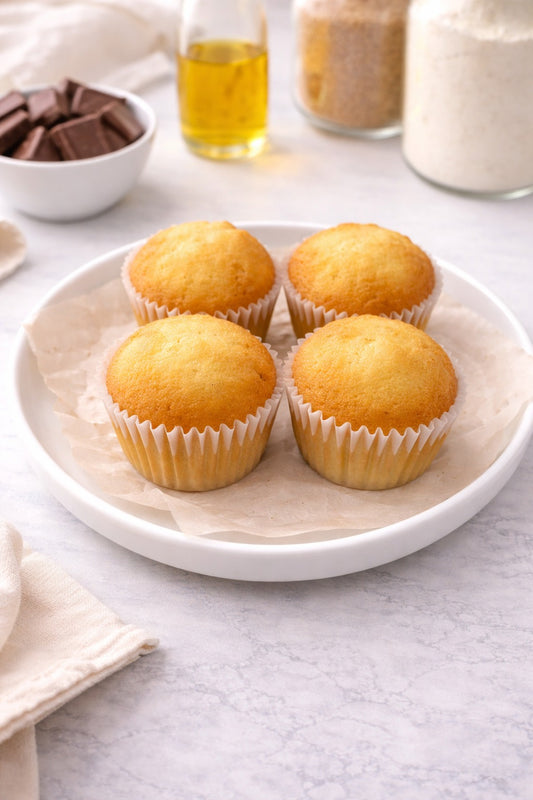 Muffins de Vainilla - 4 Unidades
