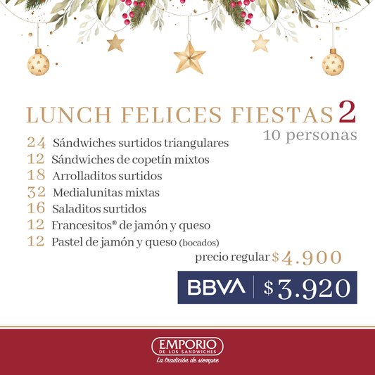 Lunch fiestas 2 -  10 personas